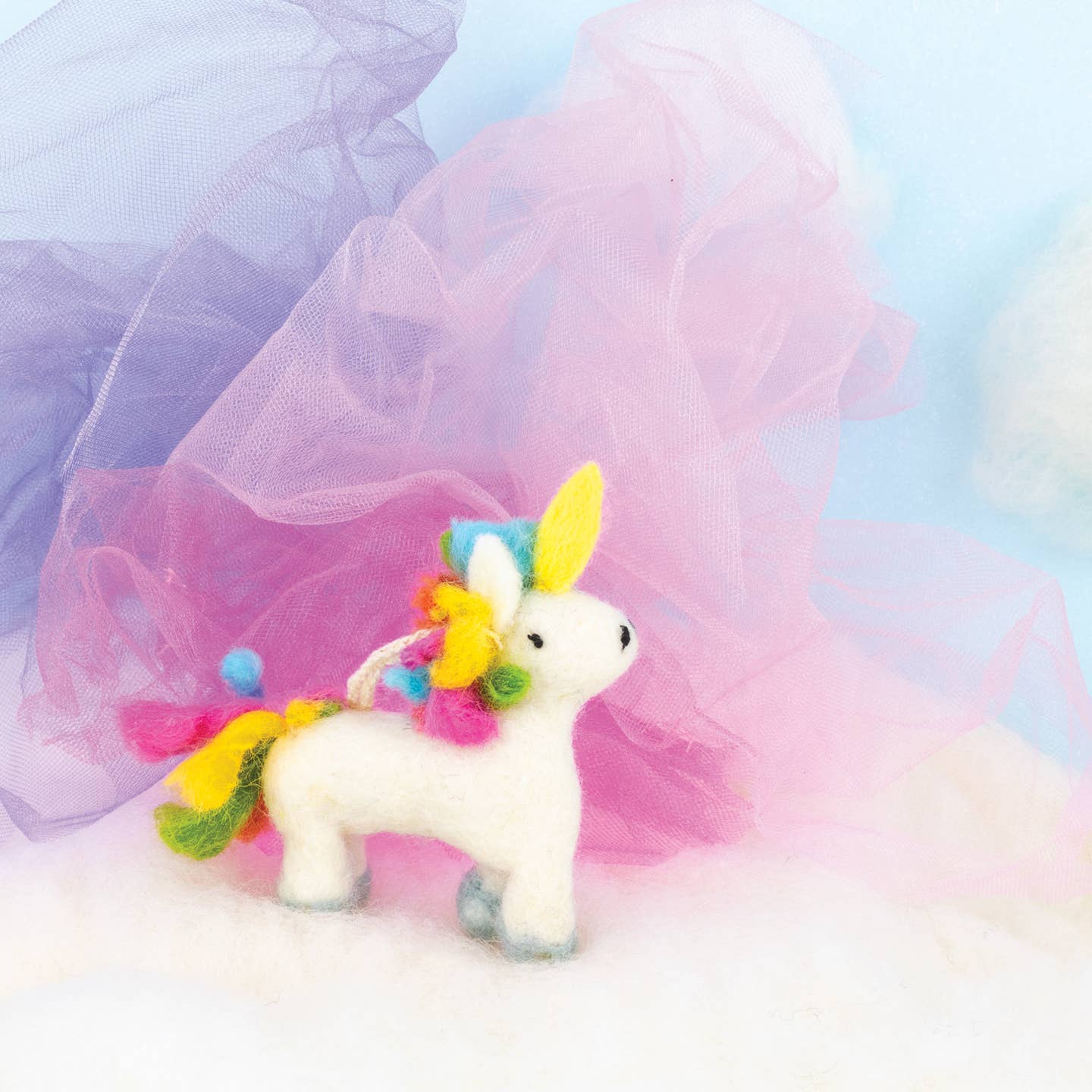 Rainbow Unicorn Felt Ornament