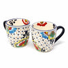 Dots &amp; Flowers Ceramic Mug