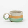 Assorted Ceramic Striped Espresso Mug (2.5&quot; H)