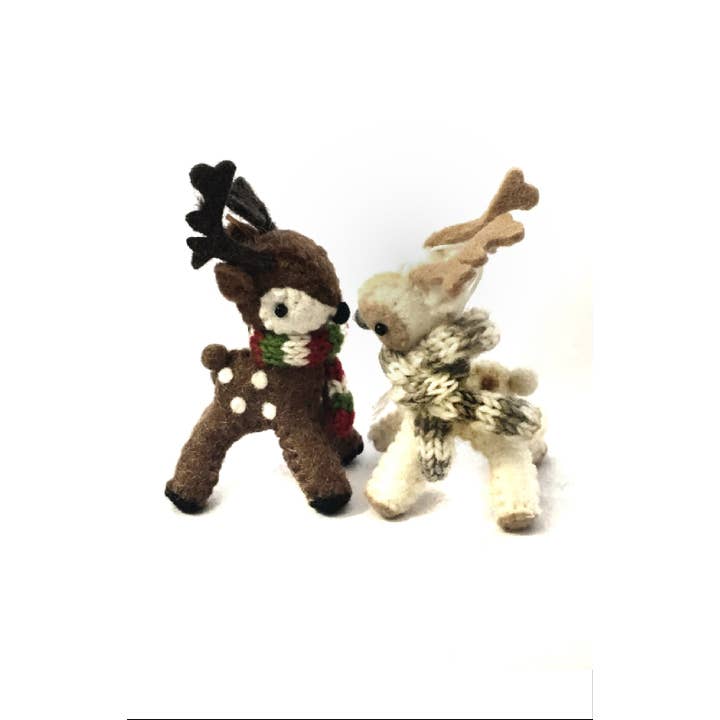Felt Reindeer Ornament