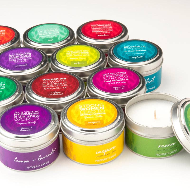 Inspiration Candle Tin 4oz - Assorted