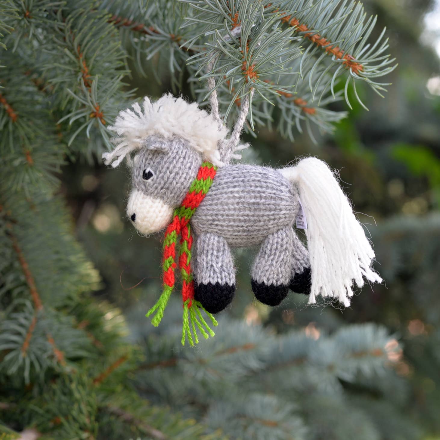 Handmade Horse Knit Ornament - Fair Trade