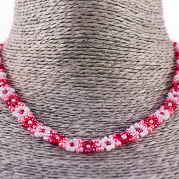 Beaded Flower Necklace - Assorted