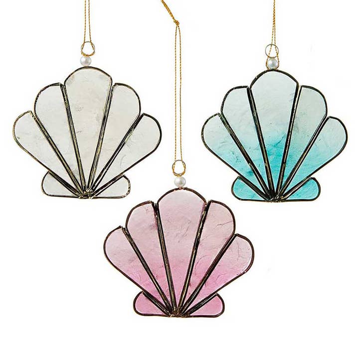 Capiz Shell Ornament - Assorted
