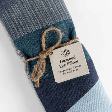 Patchwork Flaxseed Eye Pillow (9&quot; L x 4&quot; W)