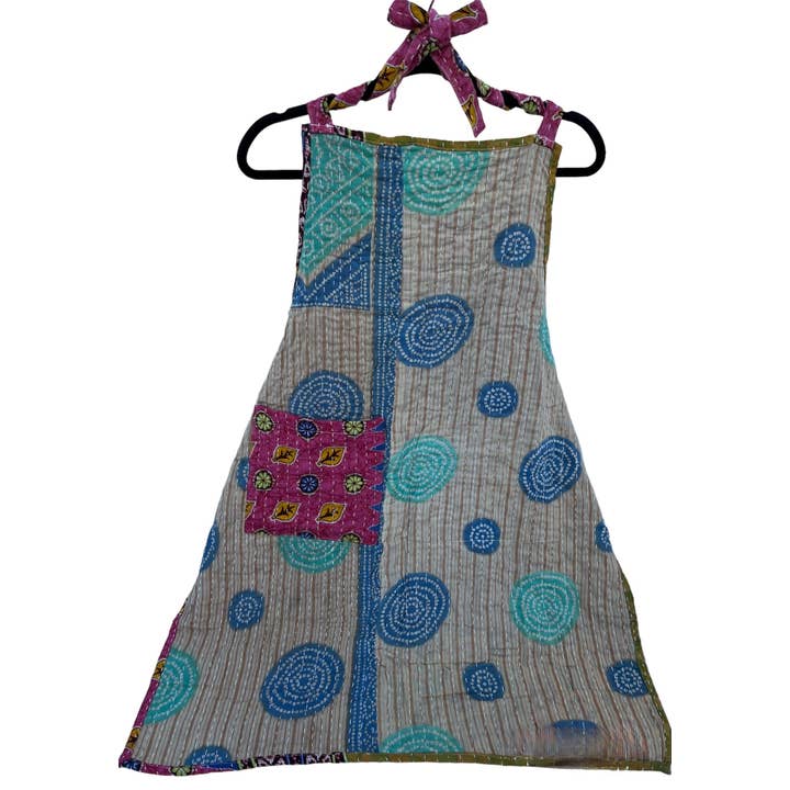 Sari Kantha Recycled Apron