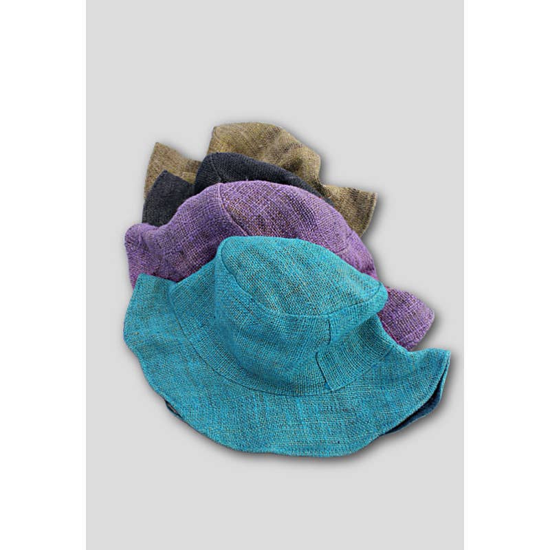 Floppy Hemp Sun Hat - Assorted