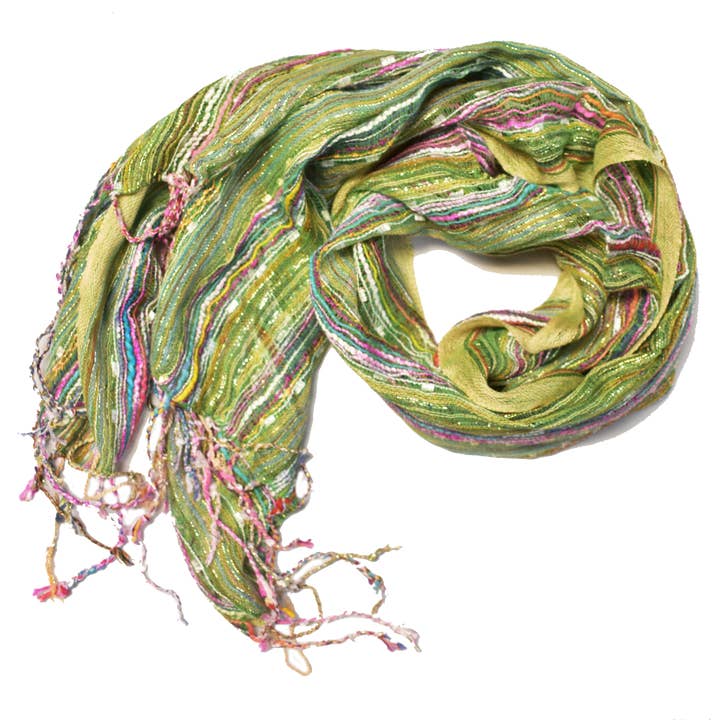 Loose Weave Cotton Scarf - Assorted