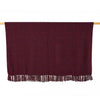 Plum Diamond Rethread Cotton Throw (60&quot; x 50&quot;)