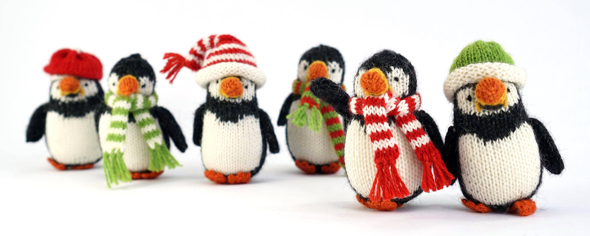 Handmade Knit Puffin Ornament - Fair Trade