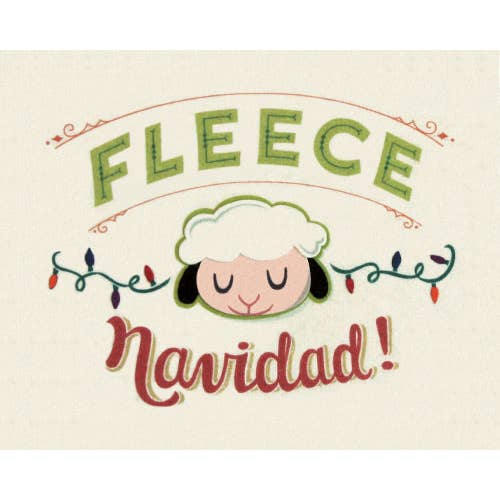 Fleece Navidad Card