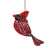 Red Quilled Paper Cardinal Ornament (3.5" L)