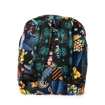 Patchwork Cotton Backpack - Assorted
