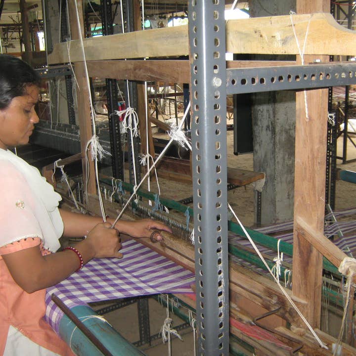 Fern Handwoven Cotton Towel