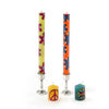Hippie Painted Taper Candle - Set of 2