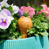 Terracotta Cat Plant Self Waterer (6&quot; H)