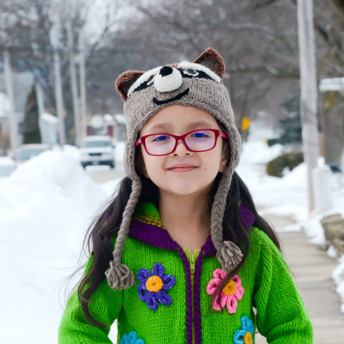 Kids Animal Wool Hat - Assorted