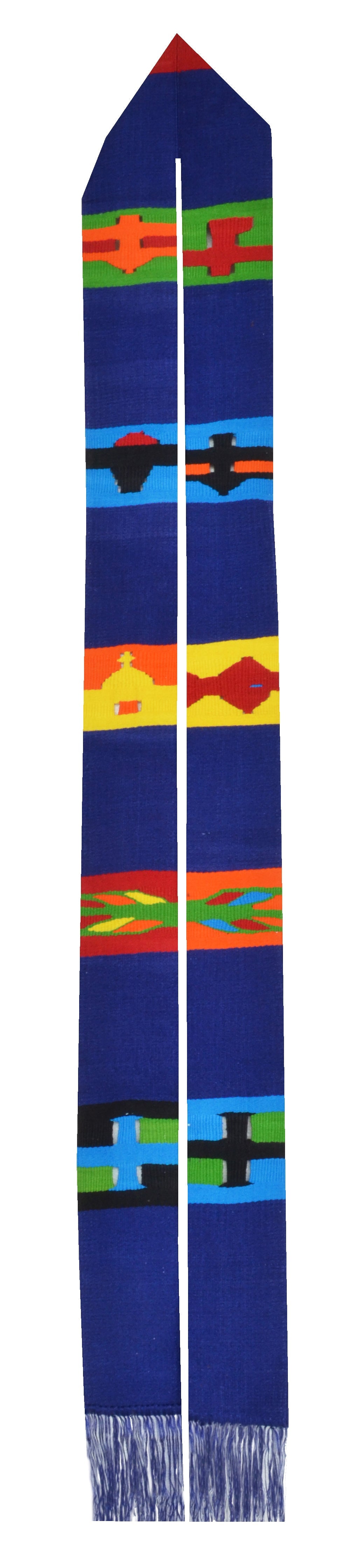 Blue Atitlan Clerical Stole