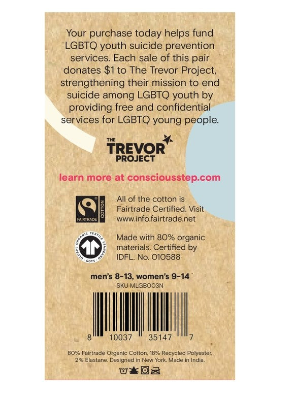 Socks that Save LGBTQ Lives - Black