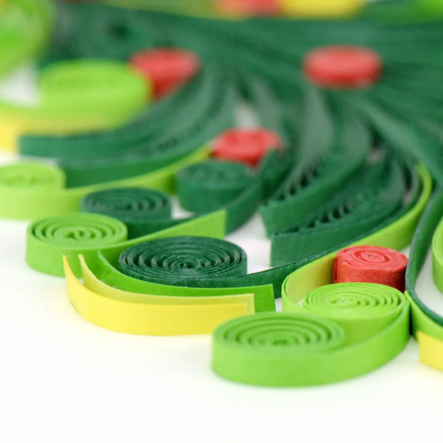 Christmas Tree Quilled Card