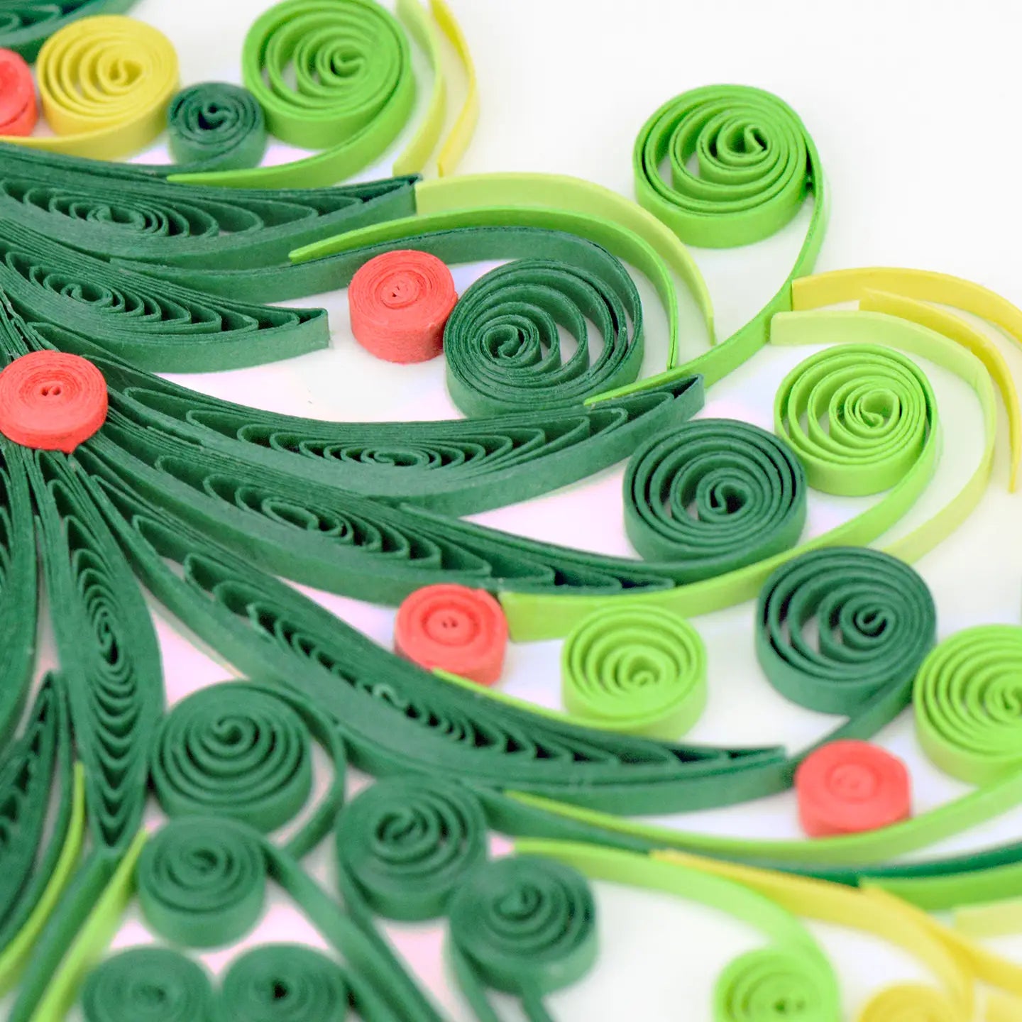 Christmas Tree Quilled Card