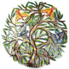 24 inch Painted Tree with Birds - Croix des Bouquets