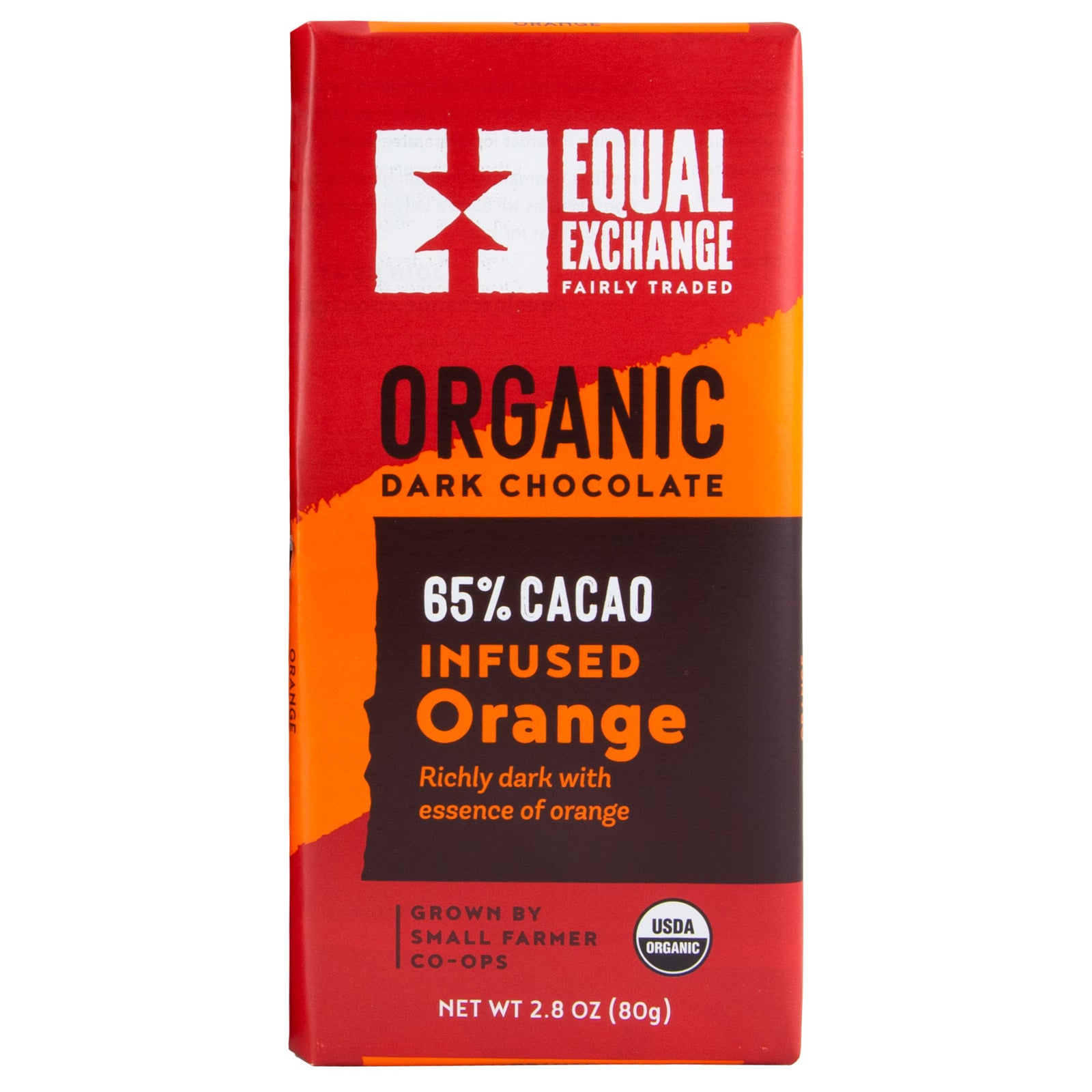Orange Organic Dark Chocolate - Equal Exchange - 2.8 oz