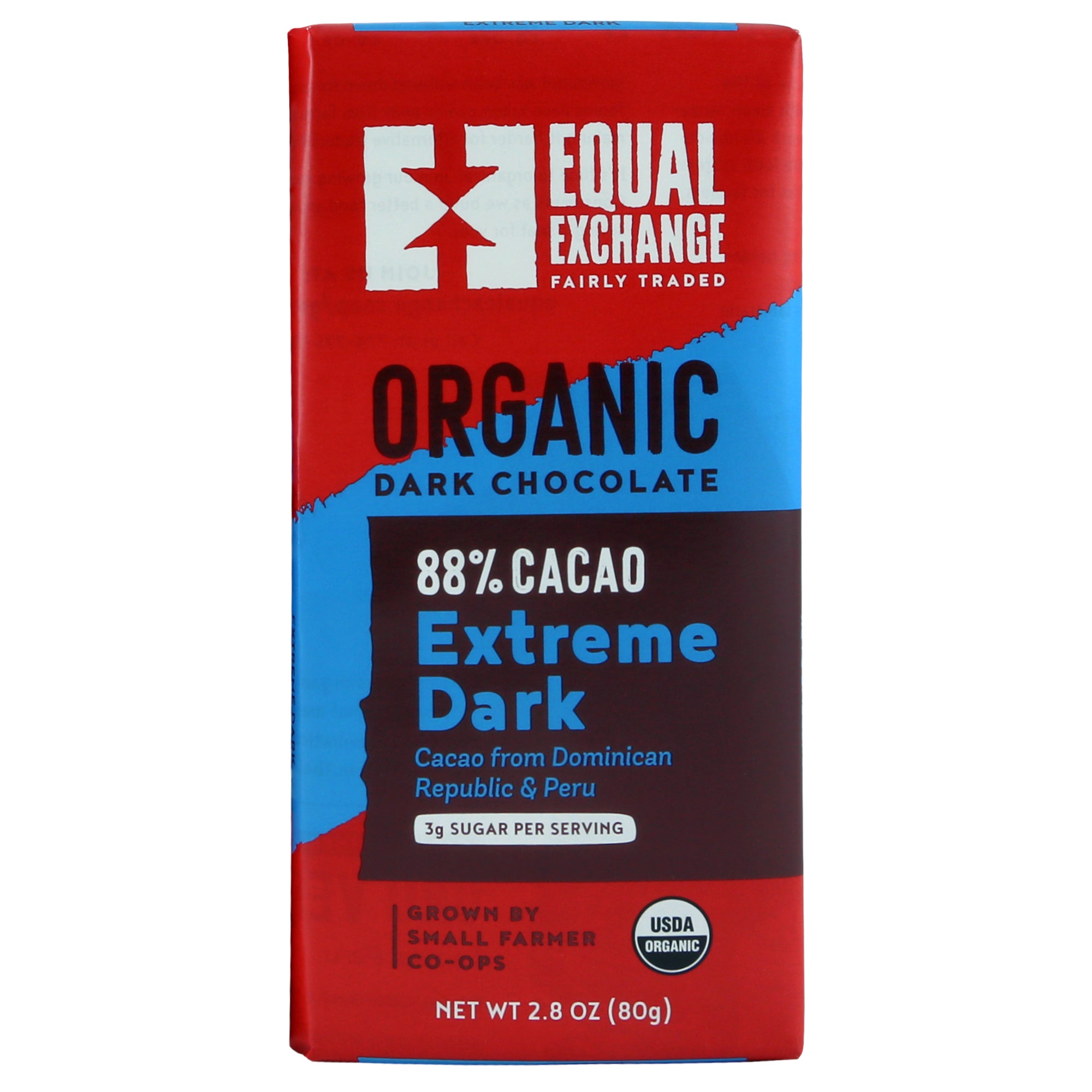 Organic Extreme Dark Chocolate - Equal Exchange - 2.8 oz