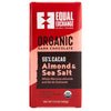 Almond &amp; Sea Salt Organic Dark Chocolate - Equal Exchange -3.5 oz