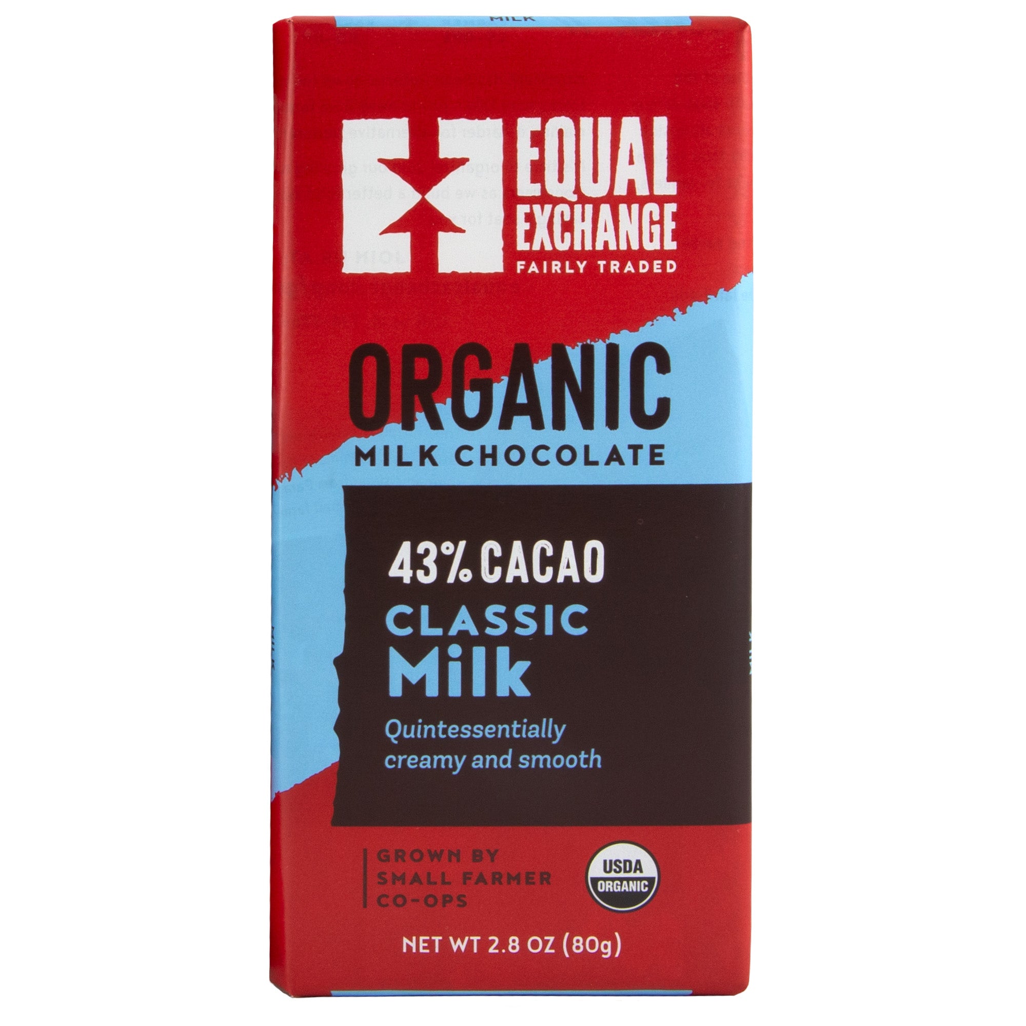 Organic Milk Chocolate - Equal Exchange - 2.8 oz