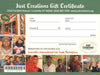 Just Creations Gift Certificate