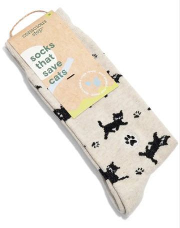 Socks that Save Cats - Grey