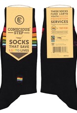 Socks that Save LGBTQ Lives - Black