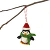 Hand Felted Christmas Ornament: Penguin - Global Groove (H)