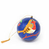 Handpainted Fox &amp; Bird Ornaments, Set of 2