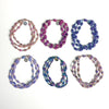 Purple Recycled Paper 3-Strand Bracelet
