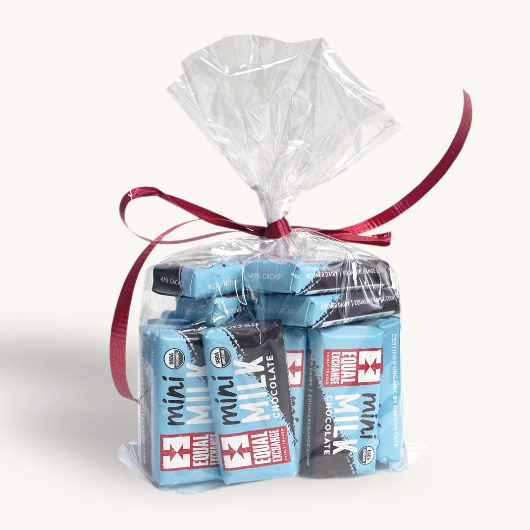 Organic Fair Trade Milk Chocolate Minis- Equal Exchange - Bag of