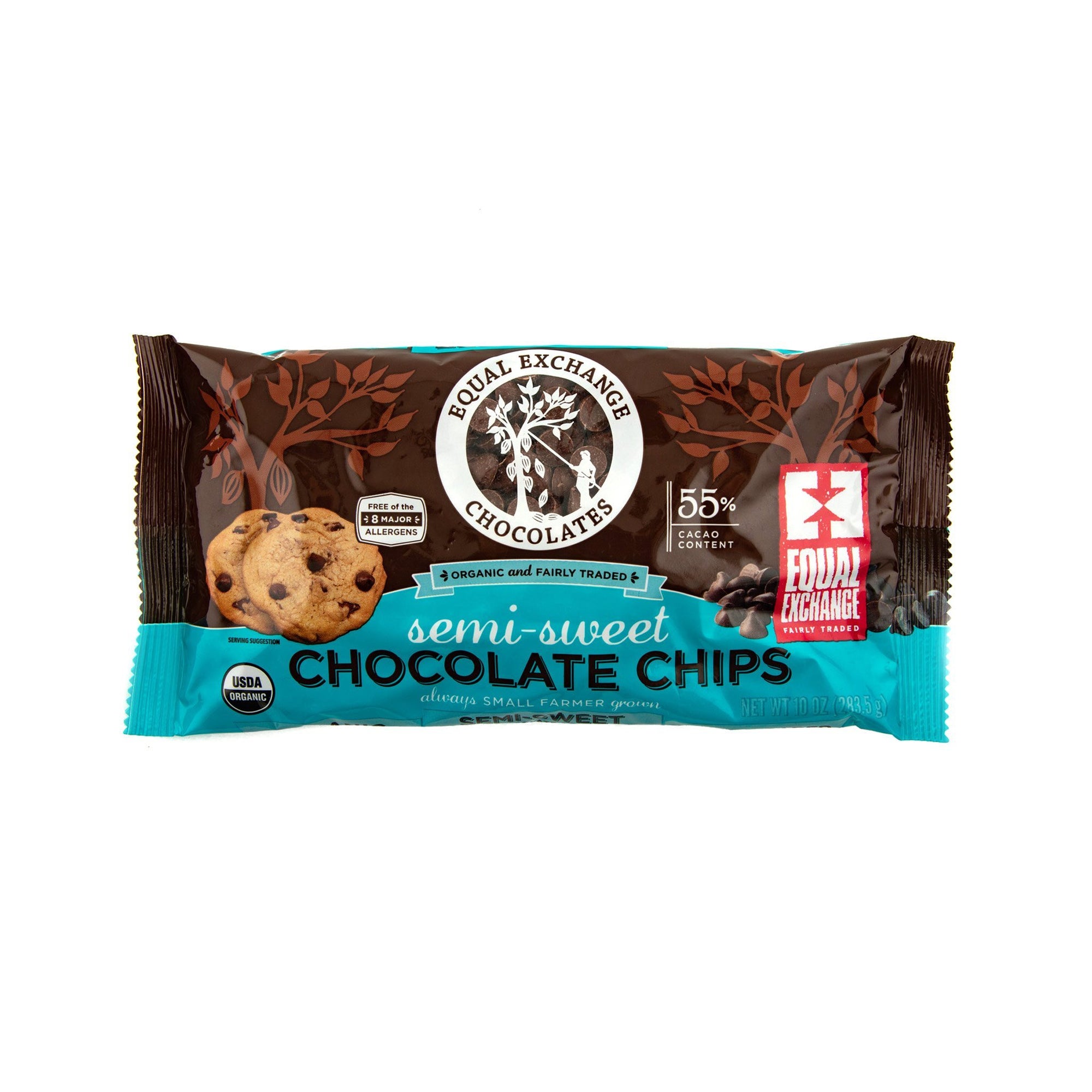 Organic Semi-Sweet Chocolate Chips - Equal Exchange - 10 oz
