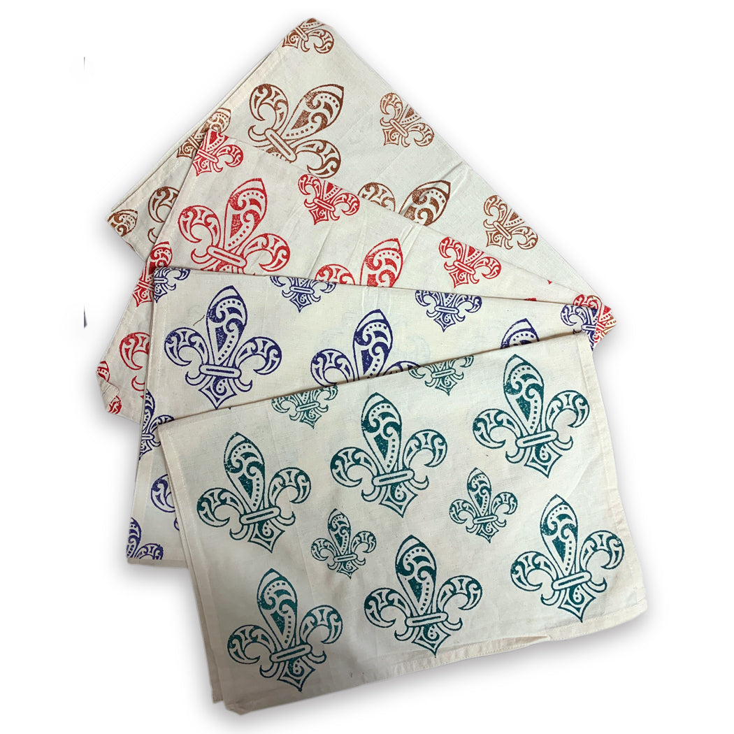  Louisville Fleur de Lis Tea Towel : Handmade Products