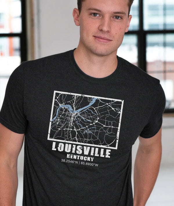 Bowling Green Kentucky City Map Founded 1798 University of Louisville Color  Palette Kids T-Shirt