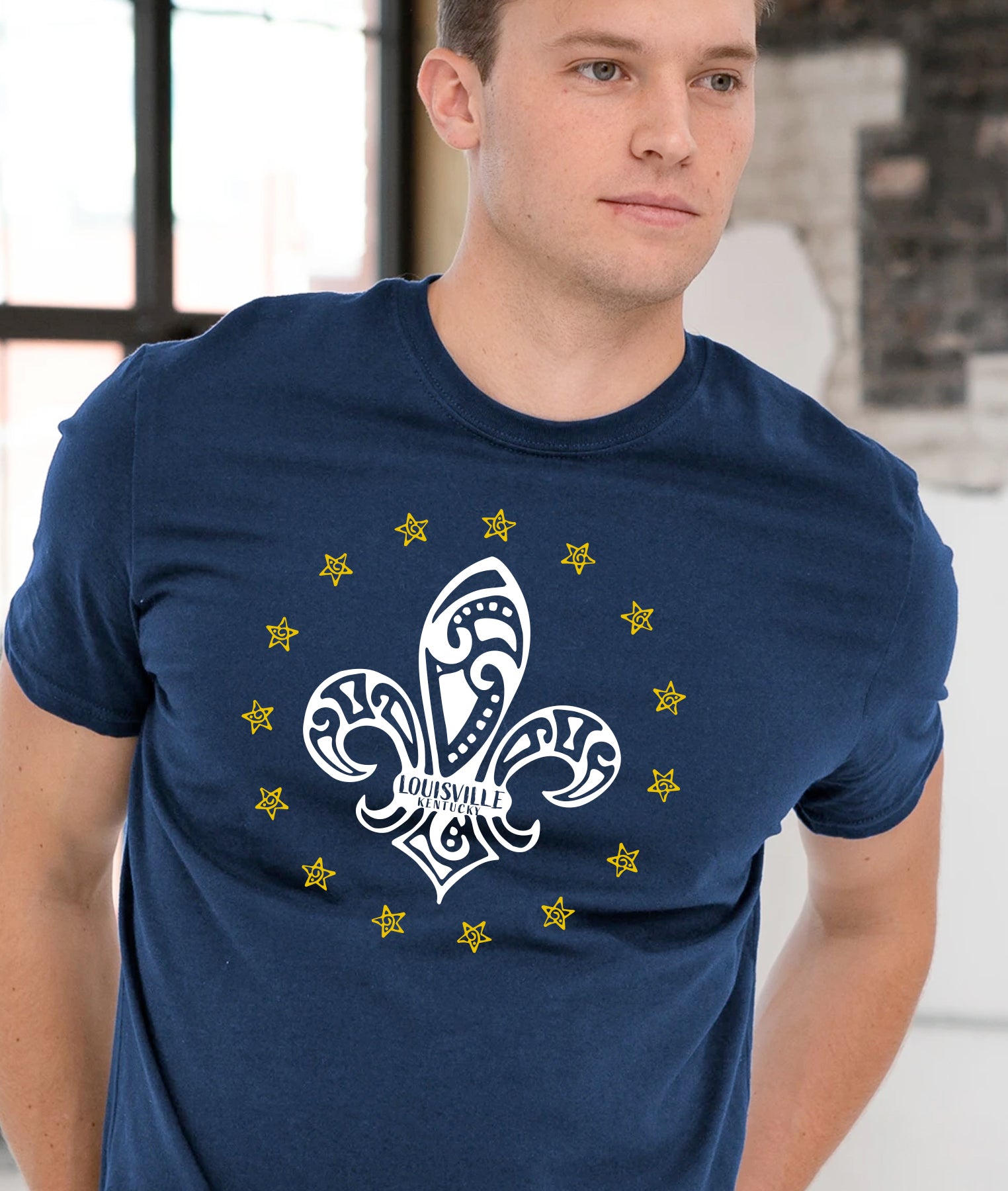 fleur de lis dress shirt Amazon.com: Blue Men's Long Sleeve Graphic Dress Shirt with Fleur De Lis Size Small : Clothing, Shoes & Jewelry