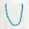Blue Recycled Paper Necklace