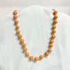 Orange Recycled Paper Necklace