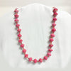 Pink Recycled Paper Necklace