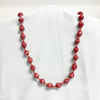 Red Recycled Paper Necklace