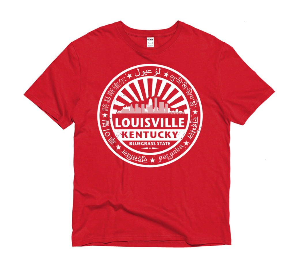Louisville Languages Red T-Shirt with Short Sleeves - GOEX - Just