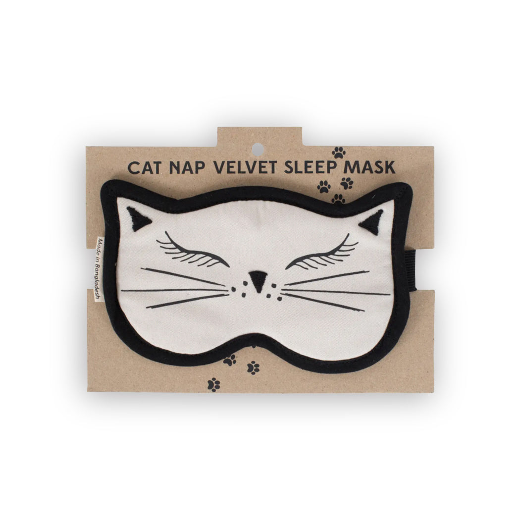 Cat Nap Velvet Sleep Mask - Saidpur Enterprises