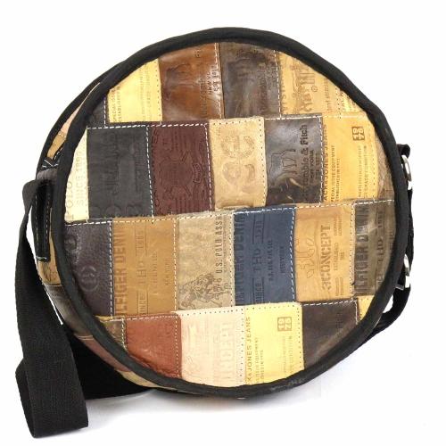 Jean Patch Round Wristlet - Just Creations