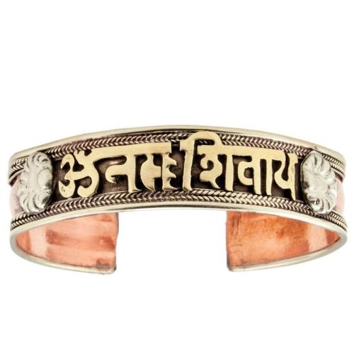 OM Shivaya Copper Bracelets for alchemical magic and deep healing
