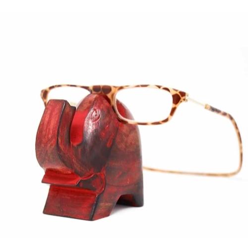 Matr Boomie Wooden Cat Eyeglass Holder Stand 